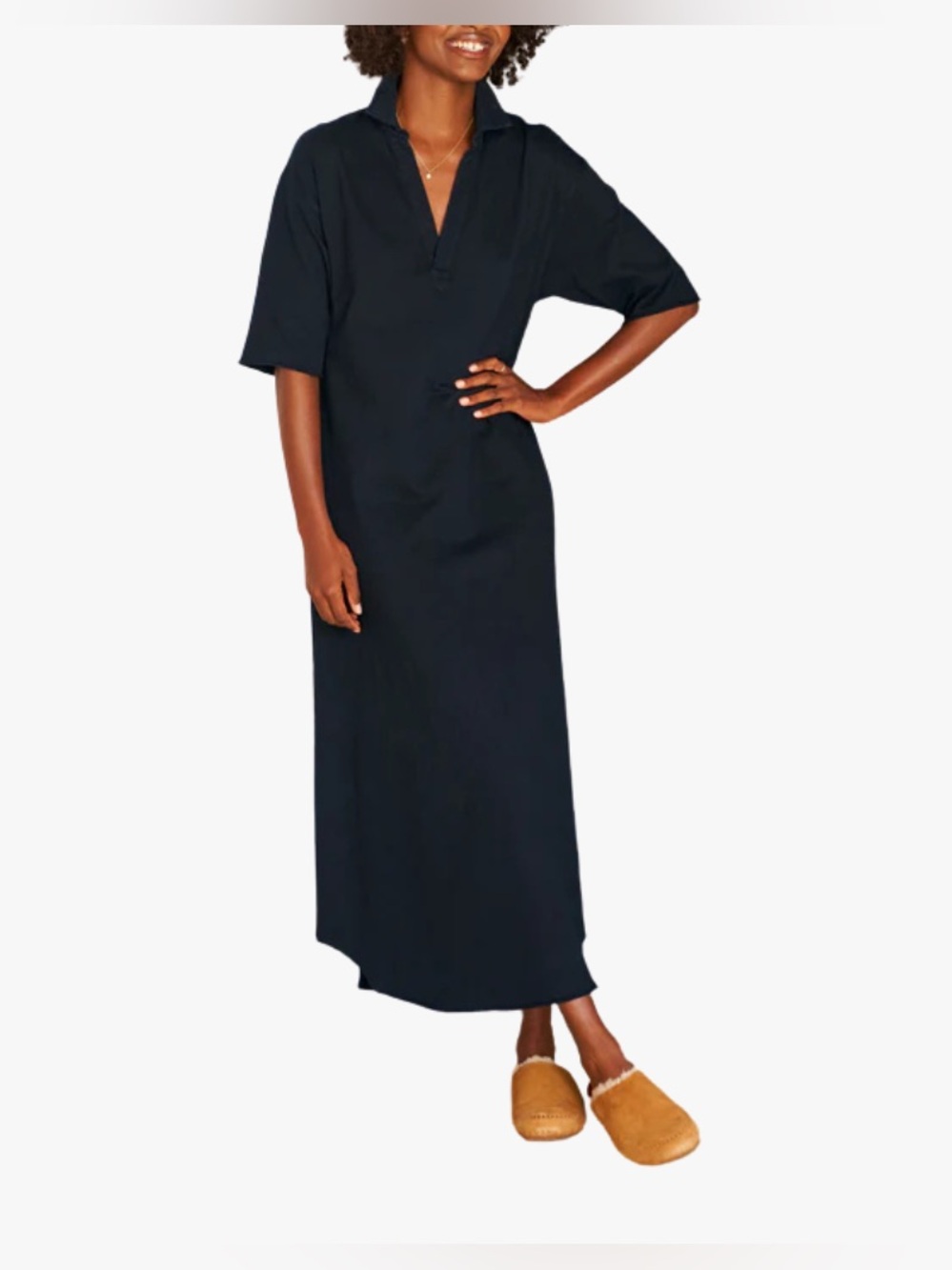 Frank & Eileen EMMA
Popover Henley Maxi Dress NWOT